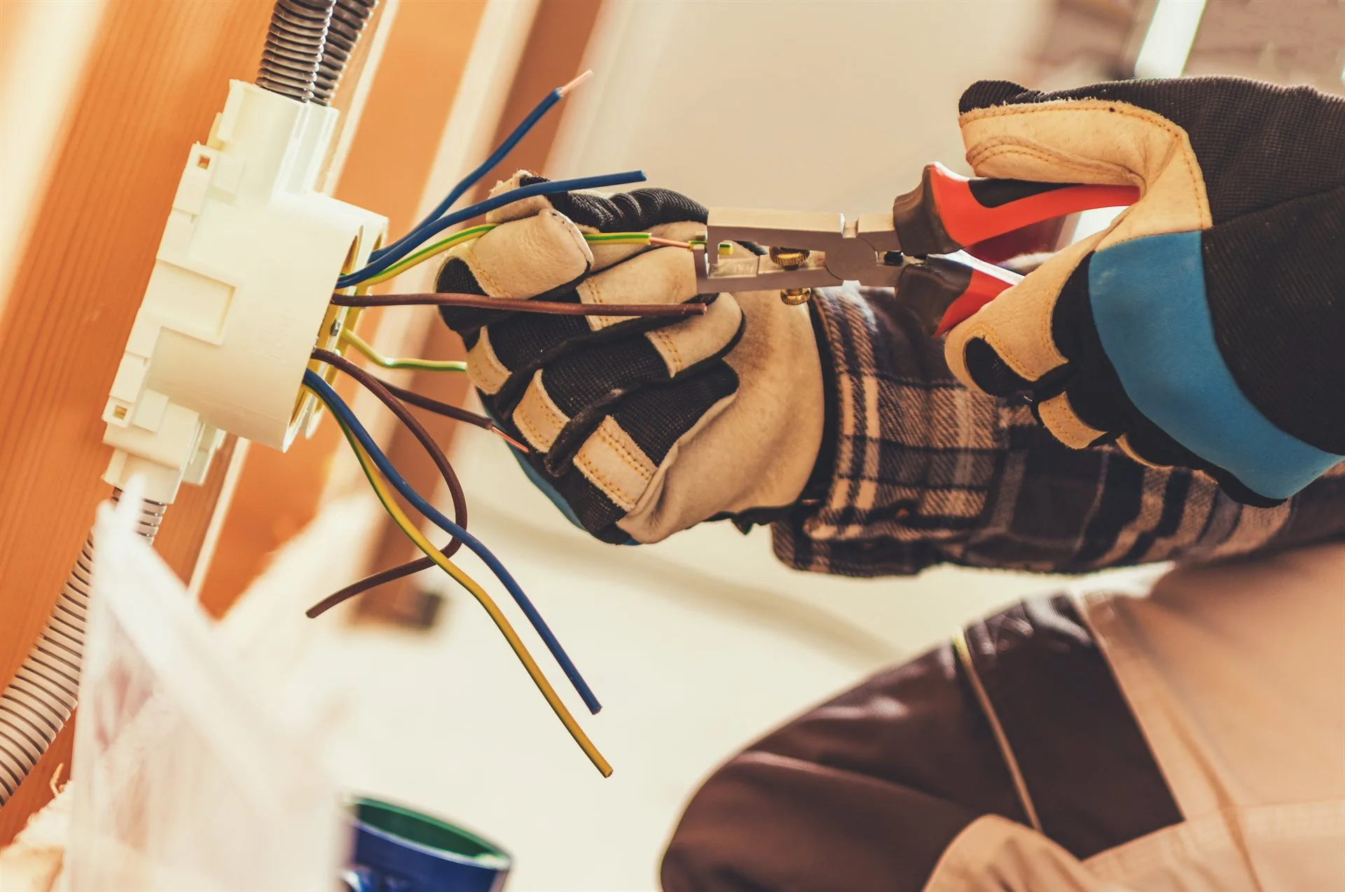 Full Property Rewire specialists in action