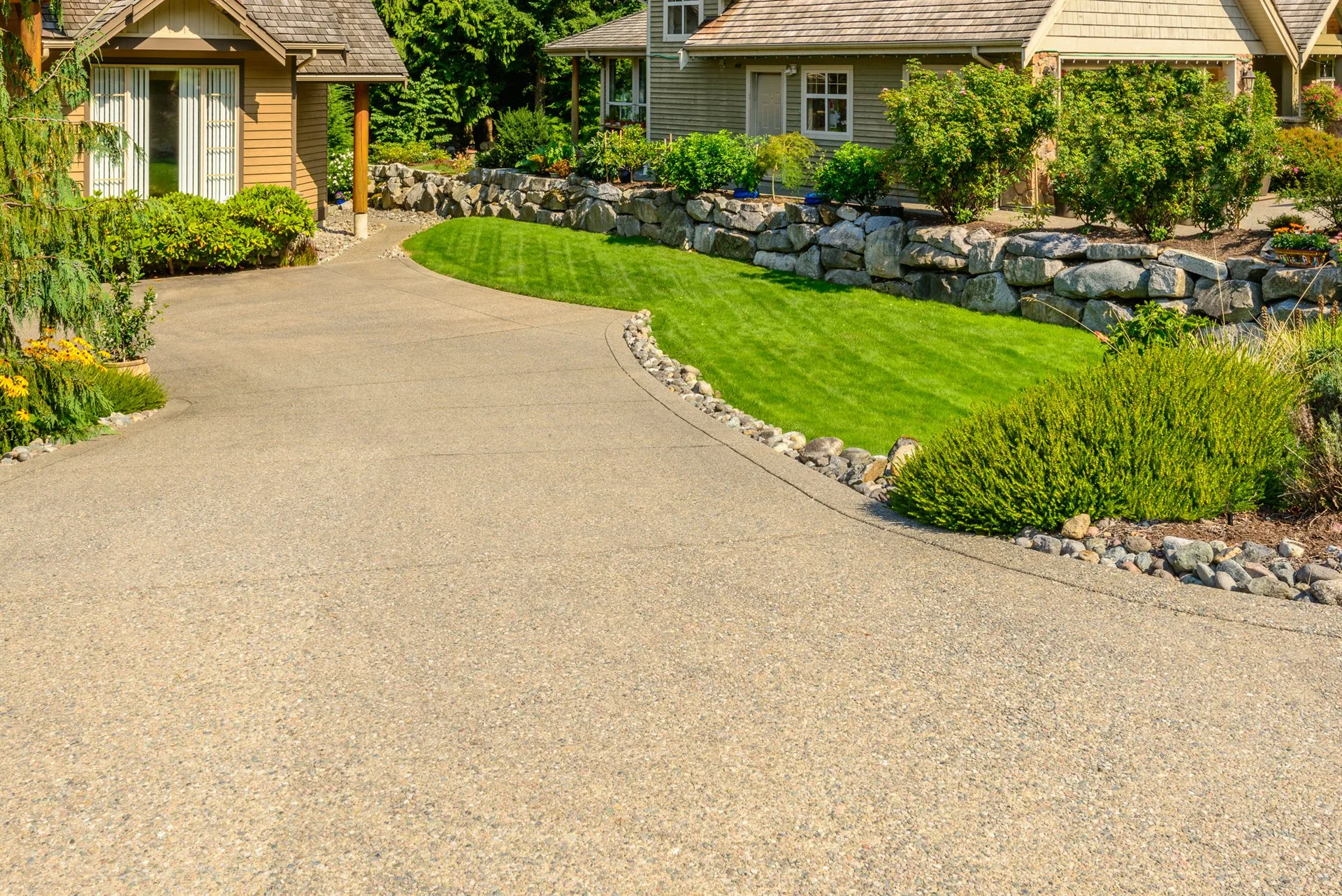Resin-Bound Driveway Overlay specialists in action