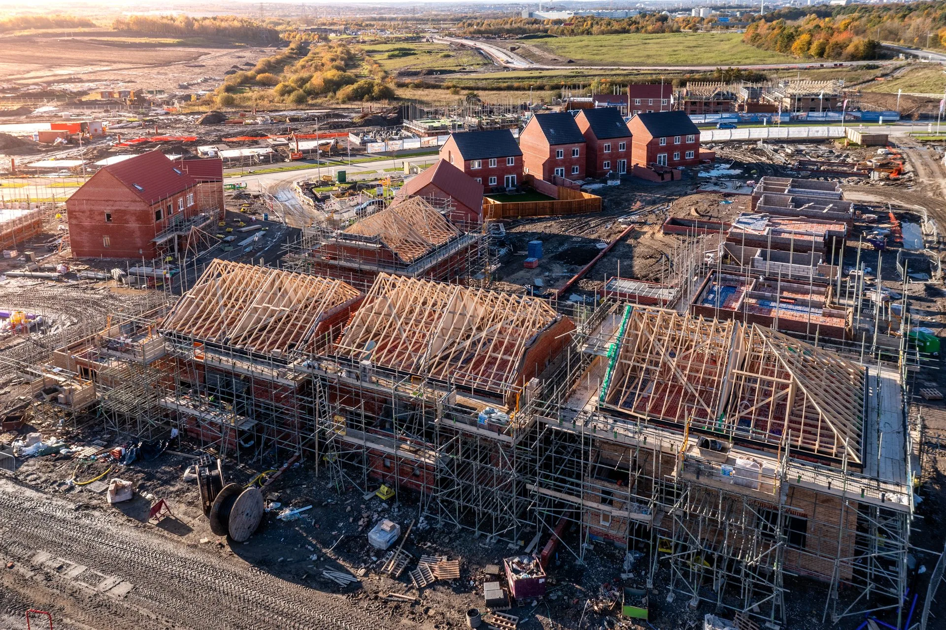 Roofing specialists in action in Birmingham