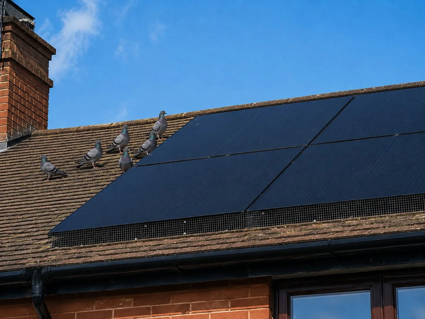 Solar Bird Proofing Mesh specialists in action in Derby